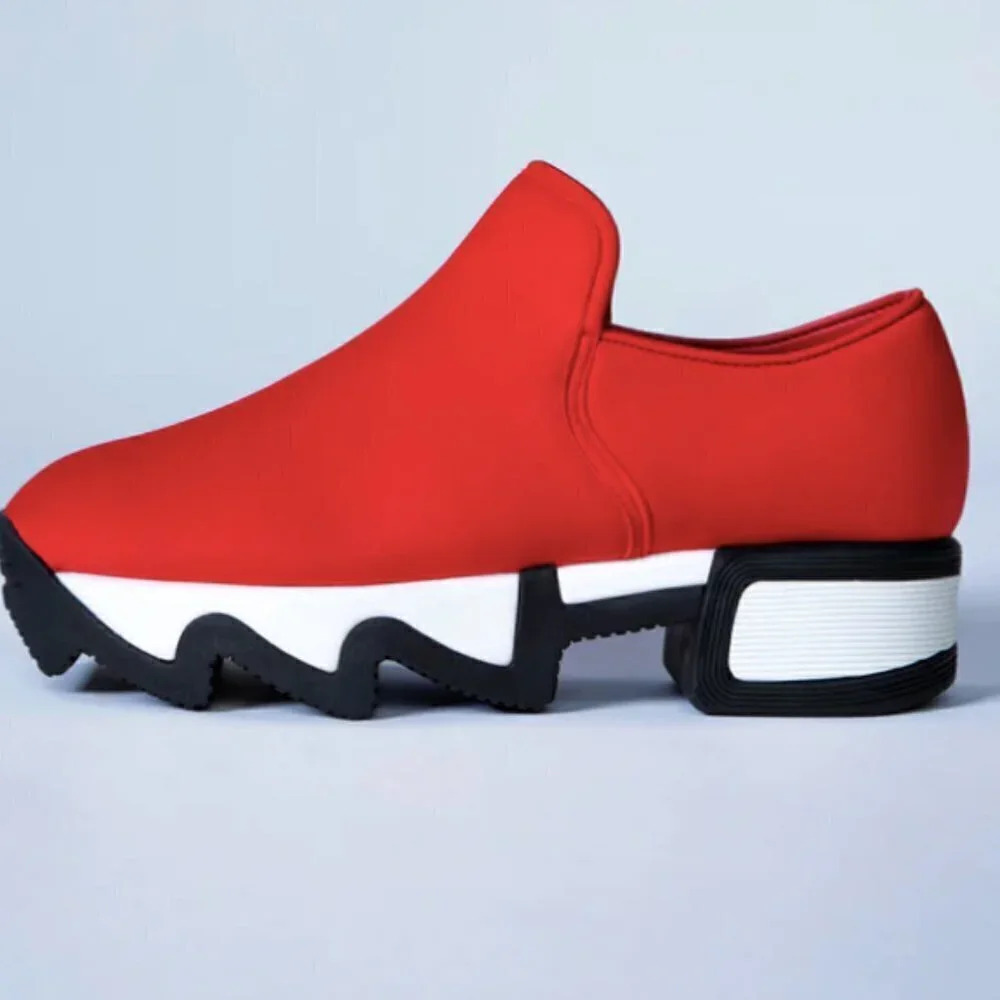 iRi unisex WES I‎ Red Low Top Sneaker - Picture 2 of 9
